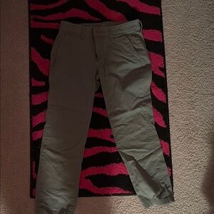 St. John lLight Olive Green Trousers Straight Leg